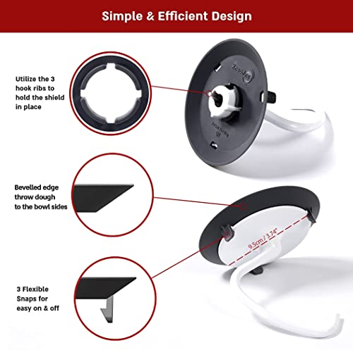 Dough Hook Shield for KitchenAid Mixer