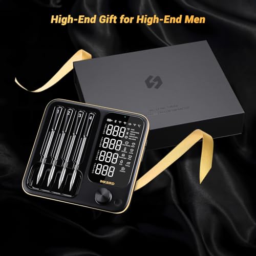 Wireless Meat Thermometer with 4 Probes