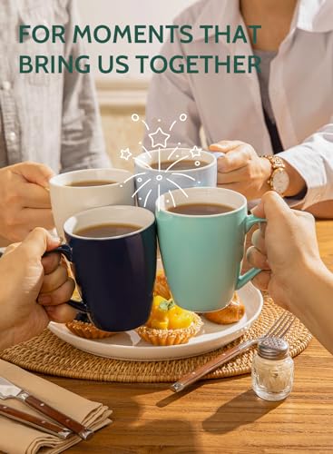 Porcelain Coffee Mugs (6 Count)