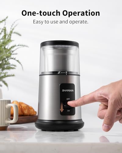 One Touch Coffee Grinder Electric