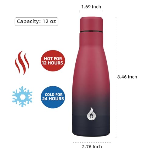 12 oz Small Water Bottle