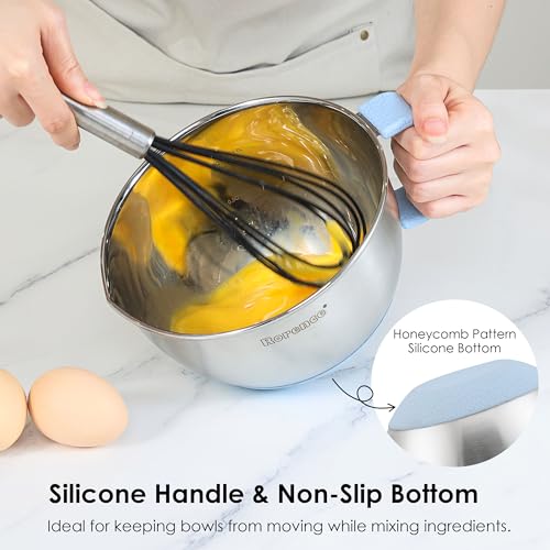Stainless Steel Mixing Bowls Set with Lids
