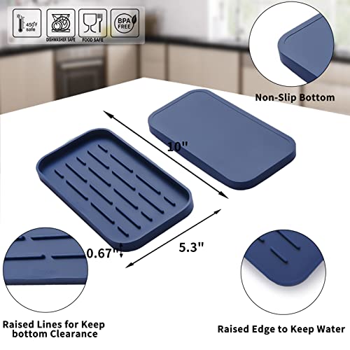 Silicone Kitchen Sink Organizer Tray for Multiple Usage
