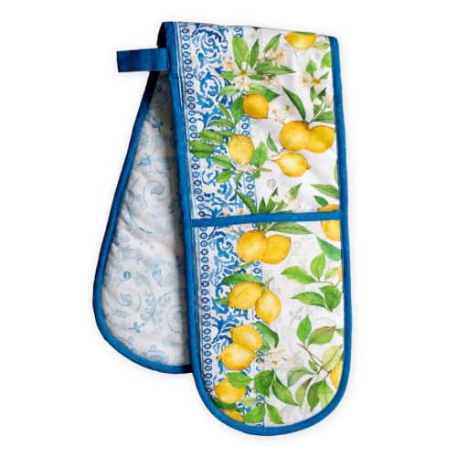 Double Oven Mitts 100% Cotton Double Oven Glove