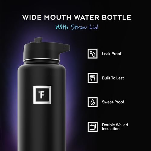 Camping & Hiking Hydration Flask with Straw