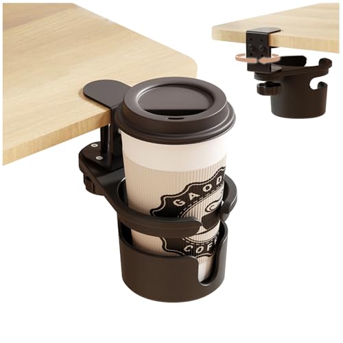 Desk Cup Holder 360° Rotating Under Table