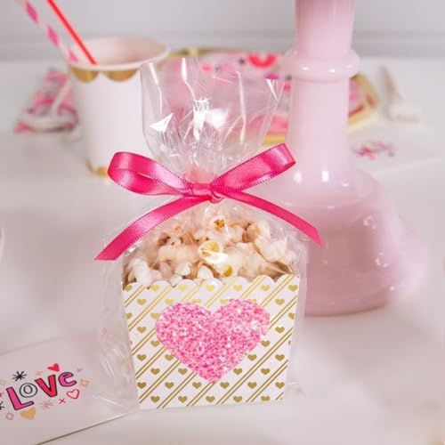 6in Hearts Love Cookie Stencils for Royal Icing (16 Count)