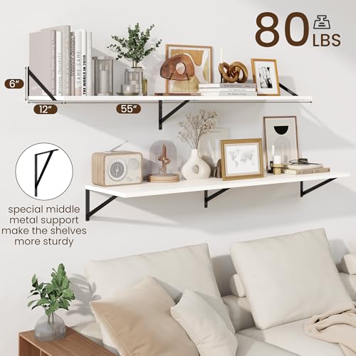 Floating Shelves for Wall (2 Count)