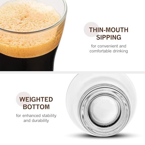 OSLO Glass Coffee Mug (4 Count)