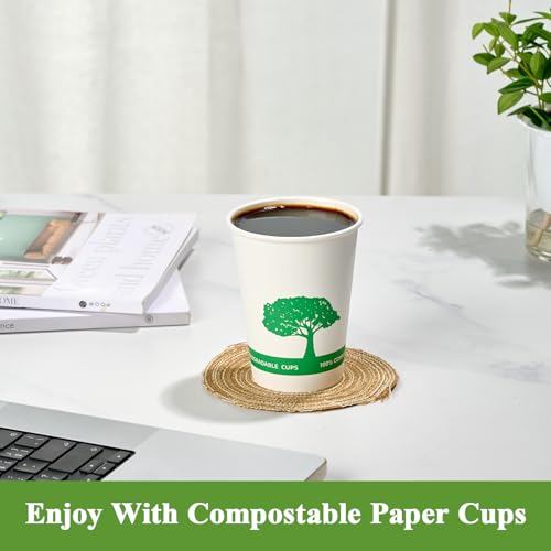 270 Pack Compostable Paper Cups (270 Count)