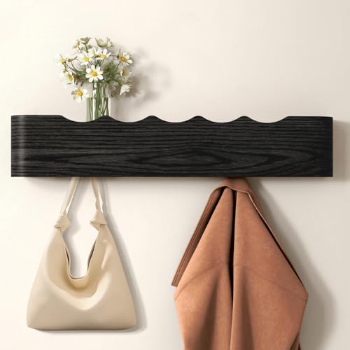 Wall Mounted Coat Rack with Shelf