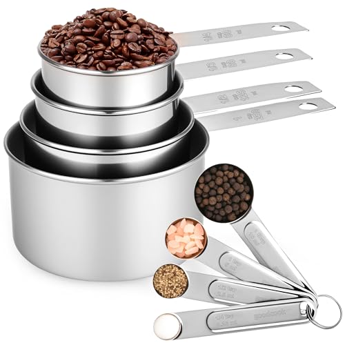 Measuring Cups and Spoons Set (8 Count)