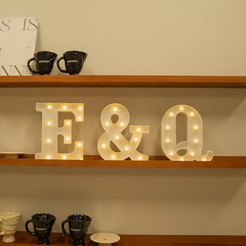 LED Letter Lights Sign Marquee Light Up Letters Sign for Night Light Wedding