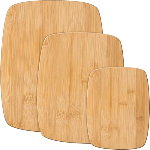 Bamboo Cutting Board Set for Kitchen (3 Count)