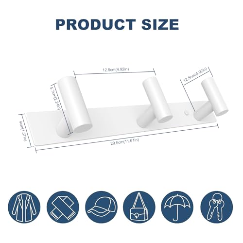 Hat and Coat Wall Mount Rack (2 Count)