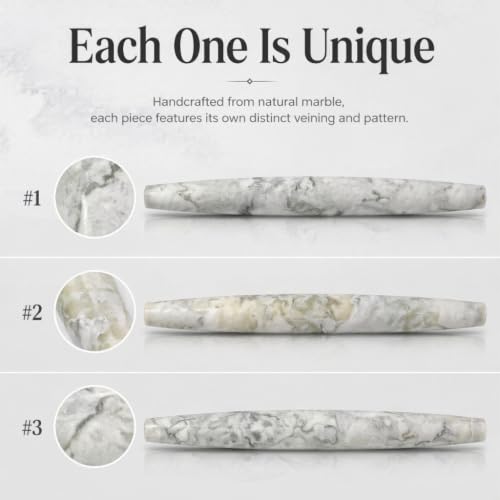 Natural Marble Rolling Pin for Baking