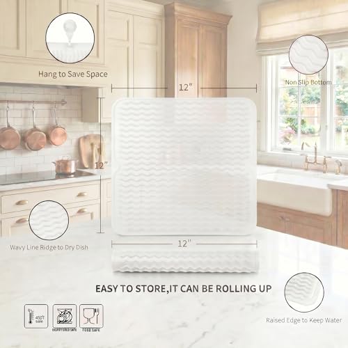 Silicone Dish Drying Mat for Multiple Usage