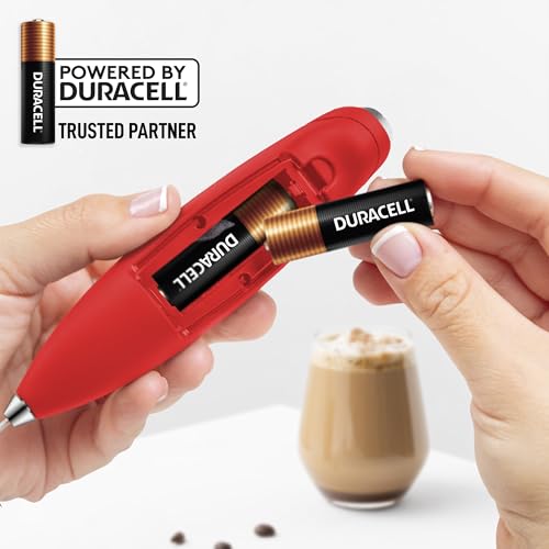Powerful Milk Frother Wand With Duracell Batteries