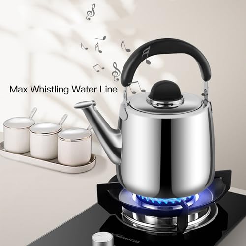 2.1 QT Stainless Steel Whistling Tea kettle for Stove Top