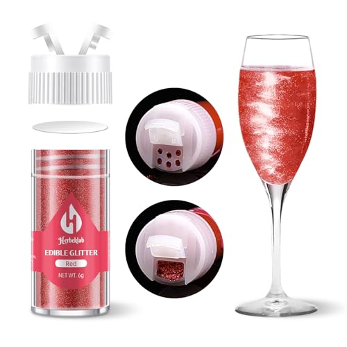 Red Edible Glitter