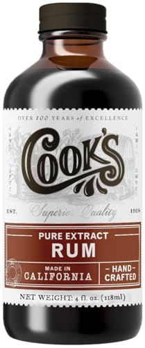 Pure Rum Extract for Baking (4 Fl Oz)