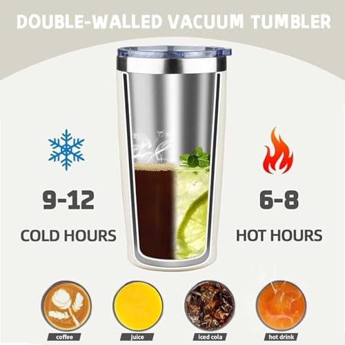 20 oz Tumbler with Lids and Straws