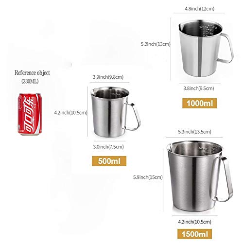SUS304 Stainless Steel Measuring Cup Pitcher (4 Ounce)