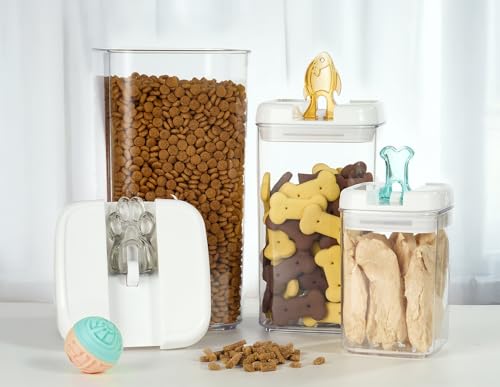 Flip Tite Pet Food Container with Airtight Lids (3 Count)