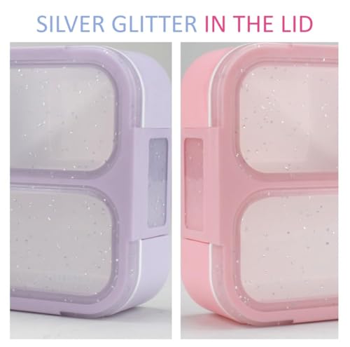 Small Snack Box Containers Kids Toddlers (2 Count)