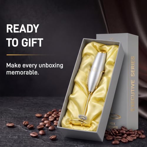 Powerful Milk Frother Wand With Duracell Batteries