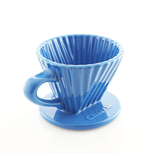 Lotus ceramic pour over coffee dripper