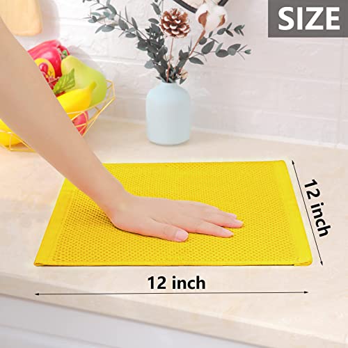 100% Cotton Waffle Weave Kitchen Dish Cloths 8 (8 Count)
