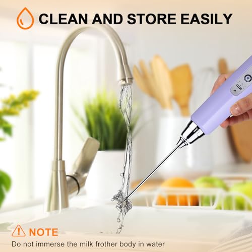 Handheld Milk Frother Wand for Coffee
