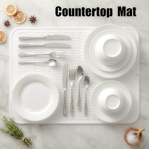 Silicone Dish Drying Mat for Multiple Usage