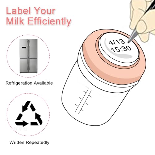 Wide Neck Glass Breastmilk Collection n Storage Bottle (2 Count)