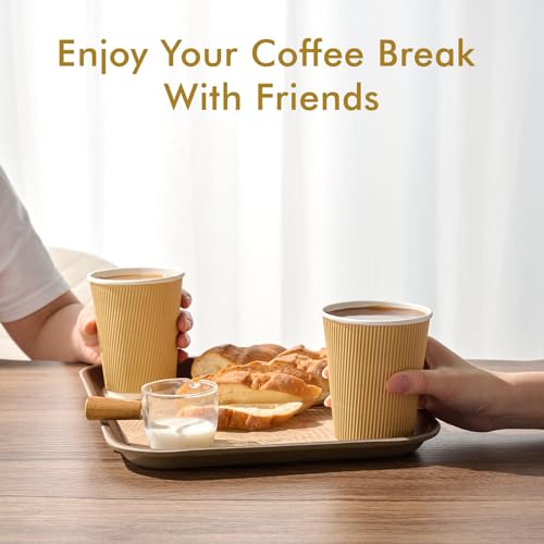 500 Pack 12 oz Coffee Cups (500 Count)