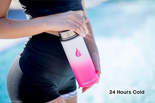 Stainless Steel Insulated Water Bottle with Straw