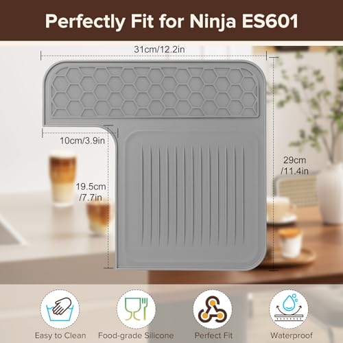 Silicone Top Mat for Ninja Luxe Cafe Espresso Machine ES601 ES701