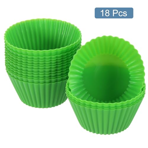 18Pcs Silicone Cupcake Liners