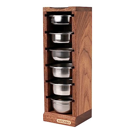 58mm Espresso Filter Basket Stand Portafilter Basket Holder Rack (6 Count)