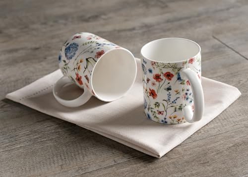 Coffee Mug with Handles Tea Cups (2 Count)