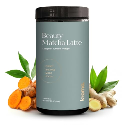 Kroma Beauty Matcha Latte with Collagen (18.3 Ounce)