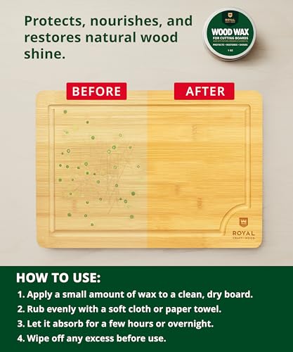 Wooden Cutting Boards for Kitchen Meal Prep & Serving (3 Count)