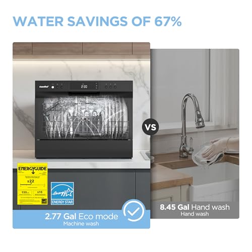 COMFEE’ Countertop Dishwasher