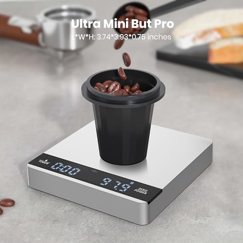 S1 Metal Mini Espresso Coffee Scale with Timer