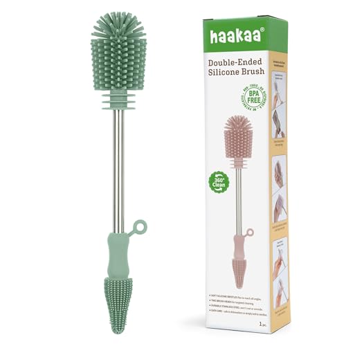 Silicone Cleaning Brush for Baby Bottles & Crevices