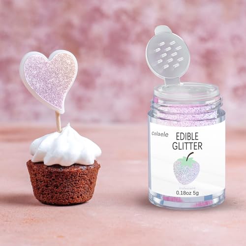 Iridescent Edible Glitter for Drinks