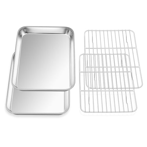 Small Baking Sheet with Wire Rack (2 Count)