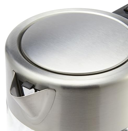 Electric Kettle with Glass Carafe for Tea and Coffee