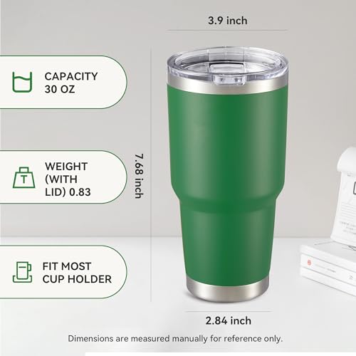 30 oz Tumbler with Lid Stainless Steel Tumblers